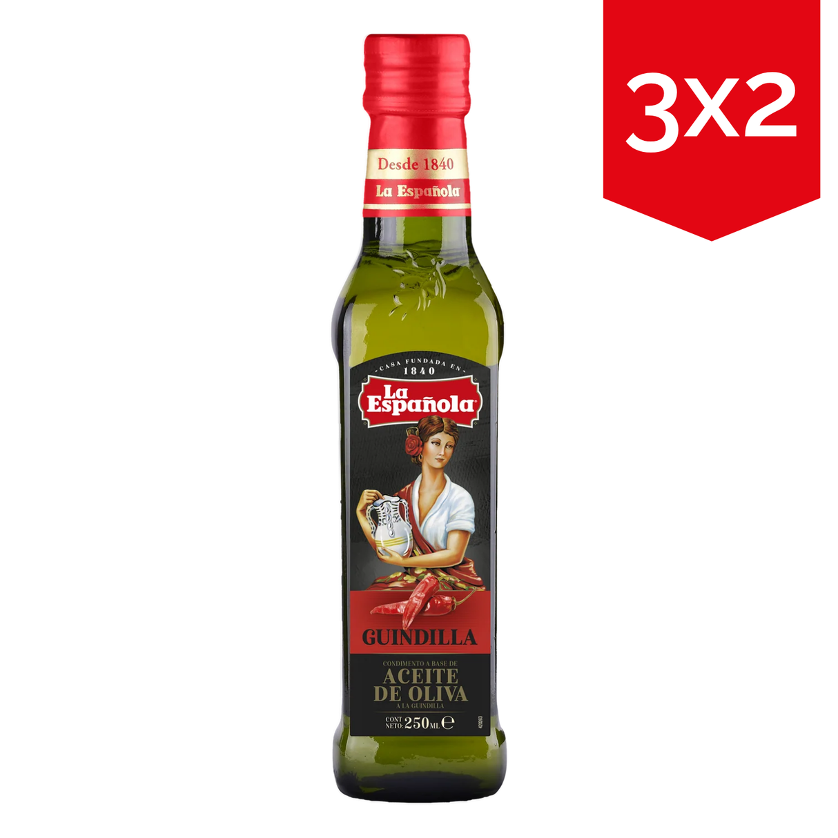 Aceite de Oliva Virgen Extra con Guindilla La Española 250ml