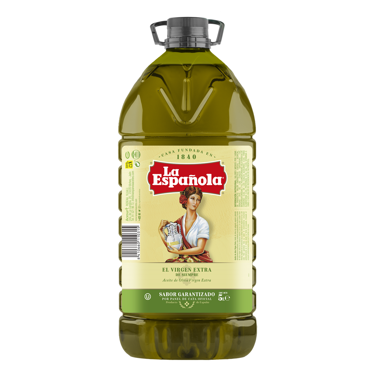 Hacendado Aceite oliva sabor intenso tapon verde Garrafa 5 l