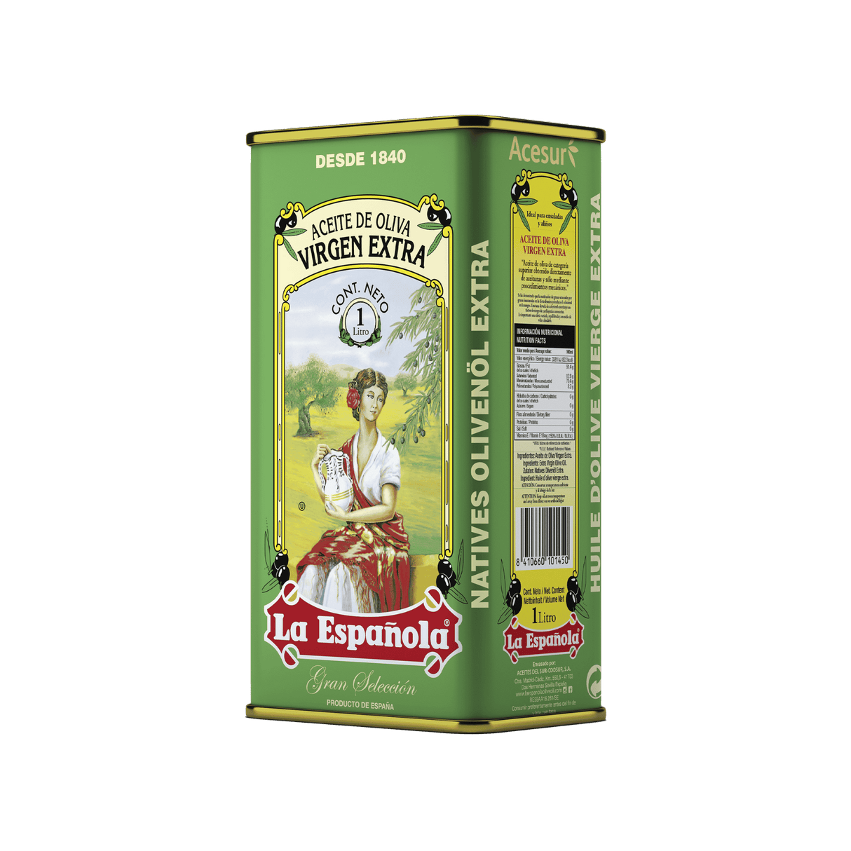 Aceite de Oliva Virgen Extra en Lata 1L