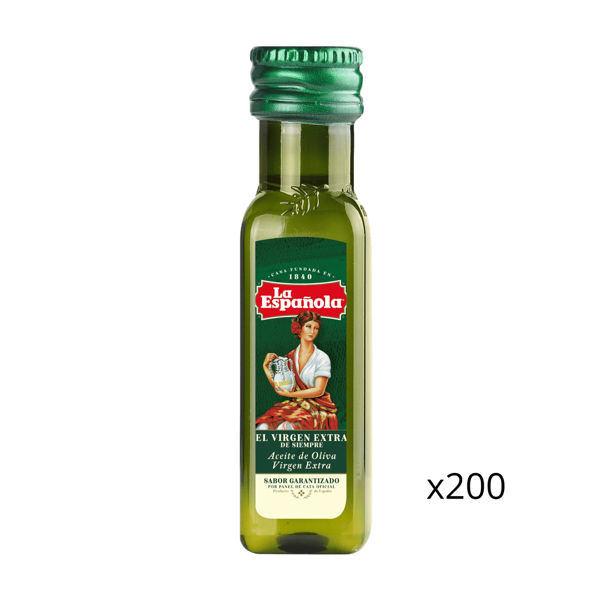 Caja de 200 miniaturas de Aceite de Oliva Virgen Extra de 20ml