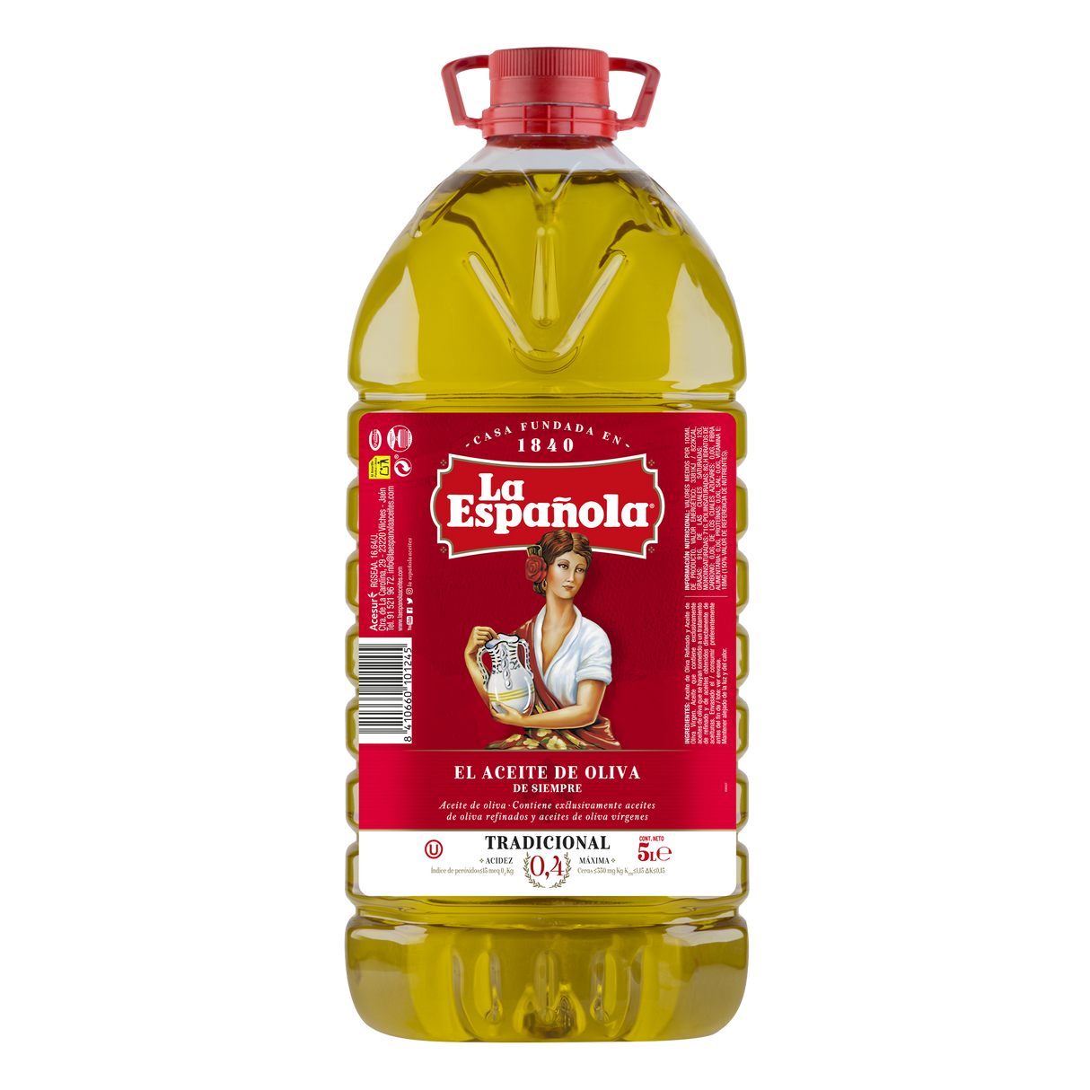 Aceite de Oliva suave 0,4 La Española en Garrafa 5L