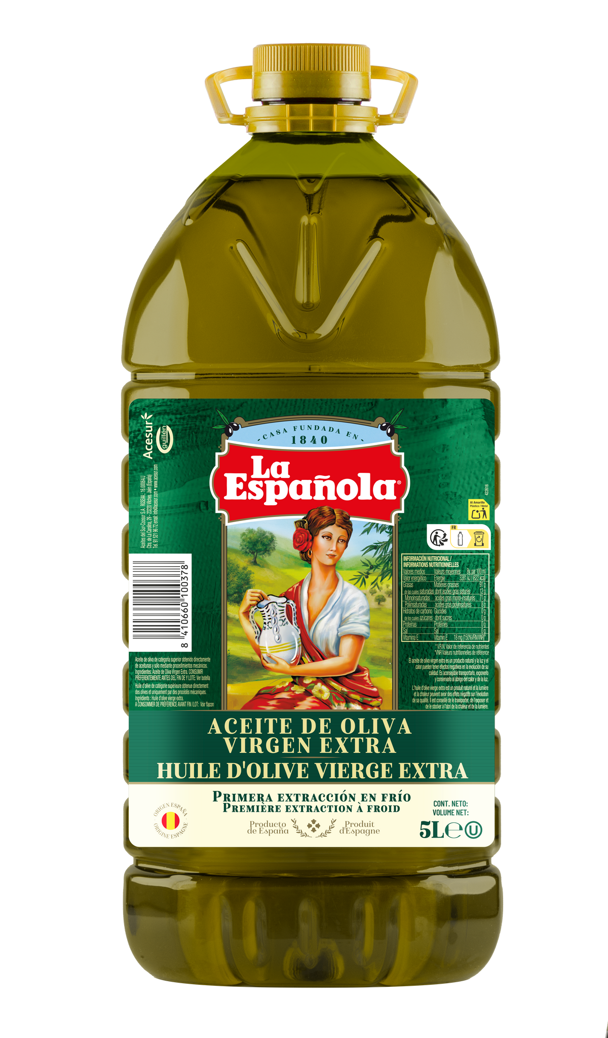 Aceite de Oliva Virgen Extra Coupage La Española en Garrafa de 5L