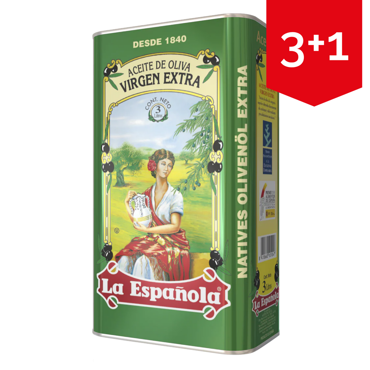 Aceite de Oliva Virgen Extra La Española en Lata de 3L