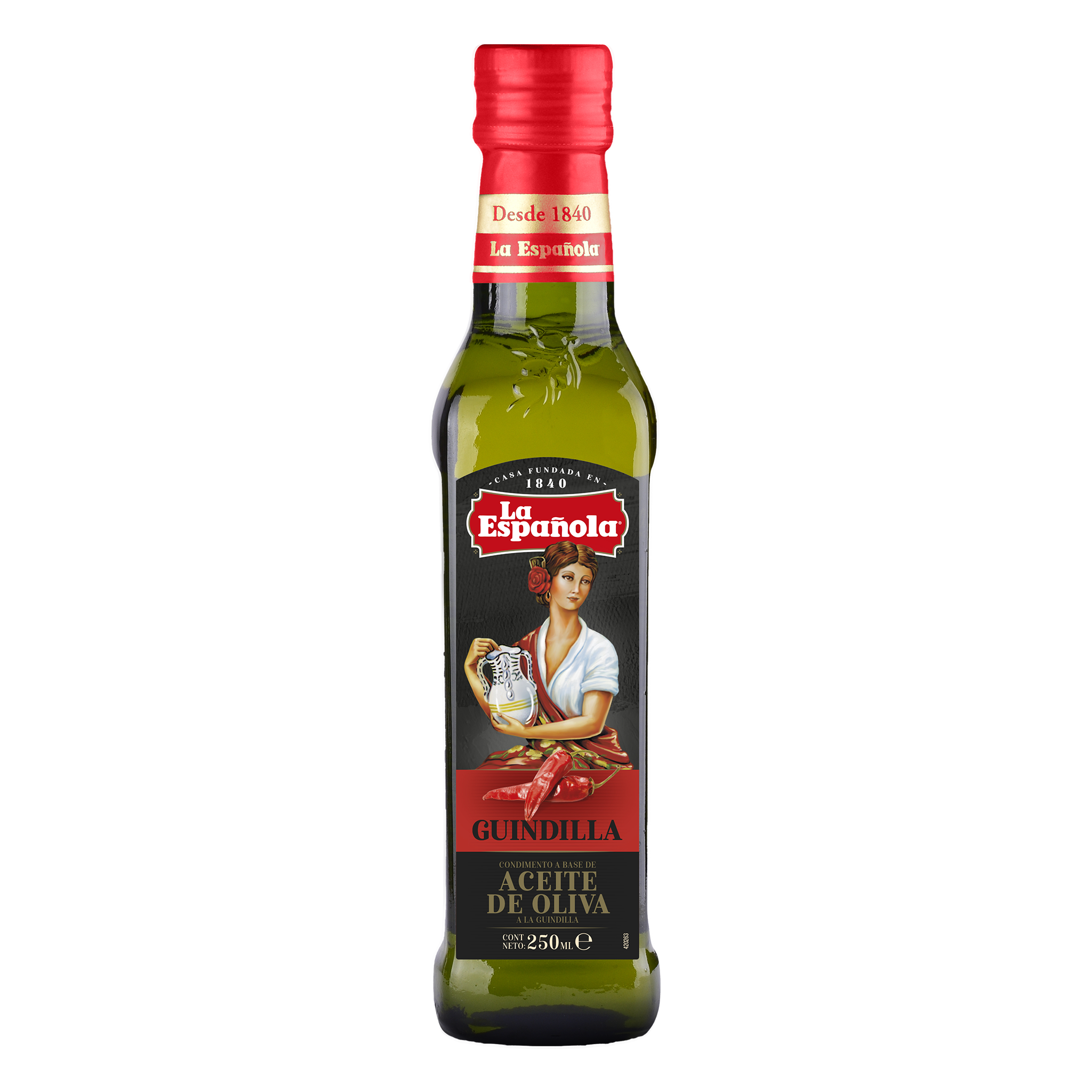 Aceite de oliva virgen extra condimento guindilla 250ml. - Amossos