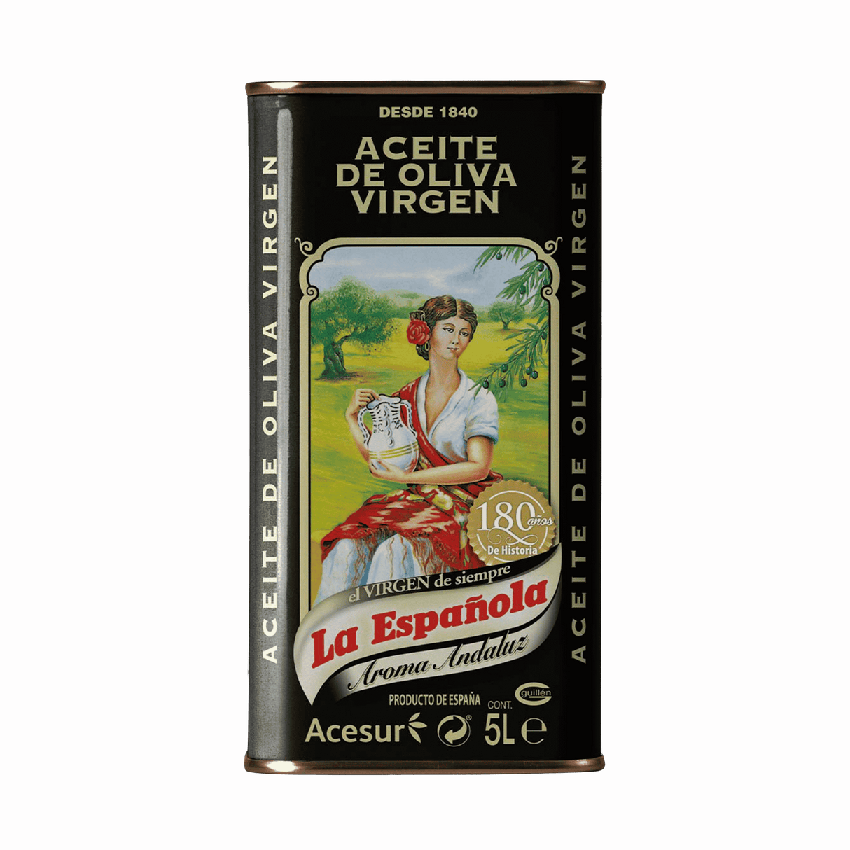 Aceite de Oliva Virgen Aroma Andaluz La Española en Lata 5L