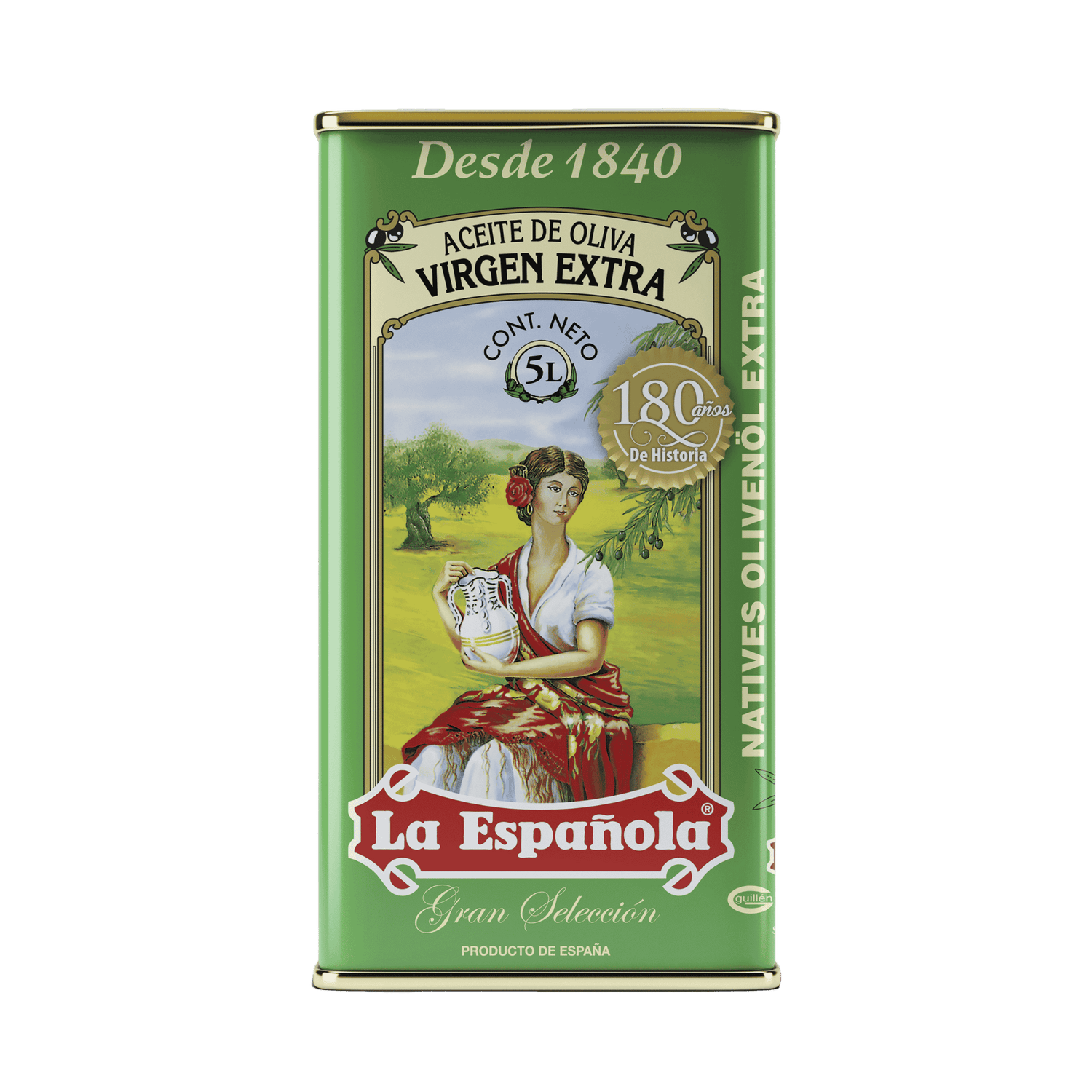 Aceite de Oliva Virgen Extra Gran Selección Lata 5 litros