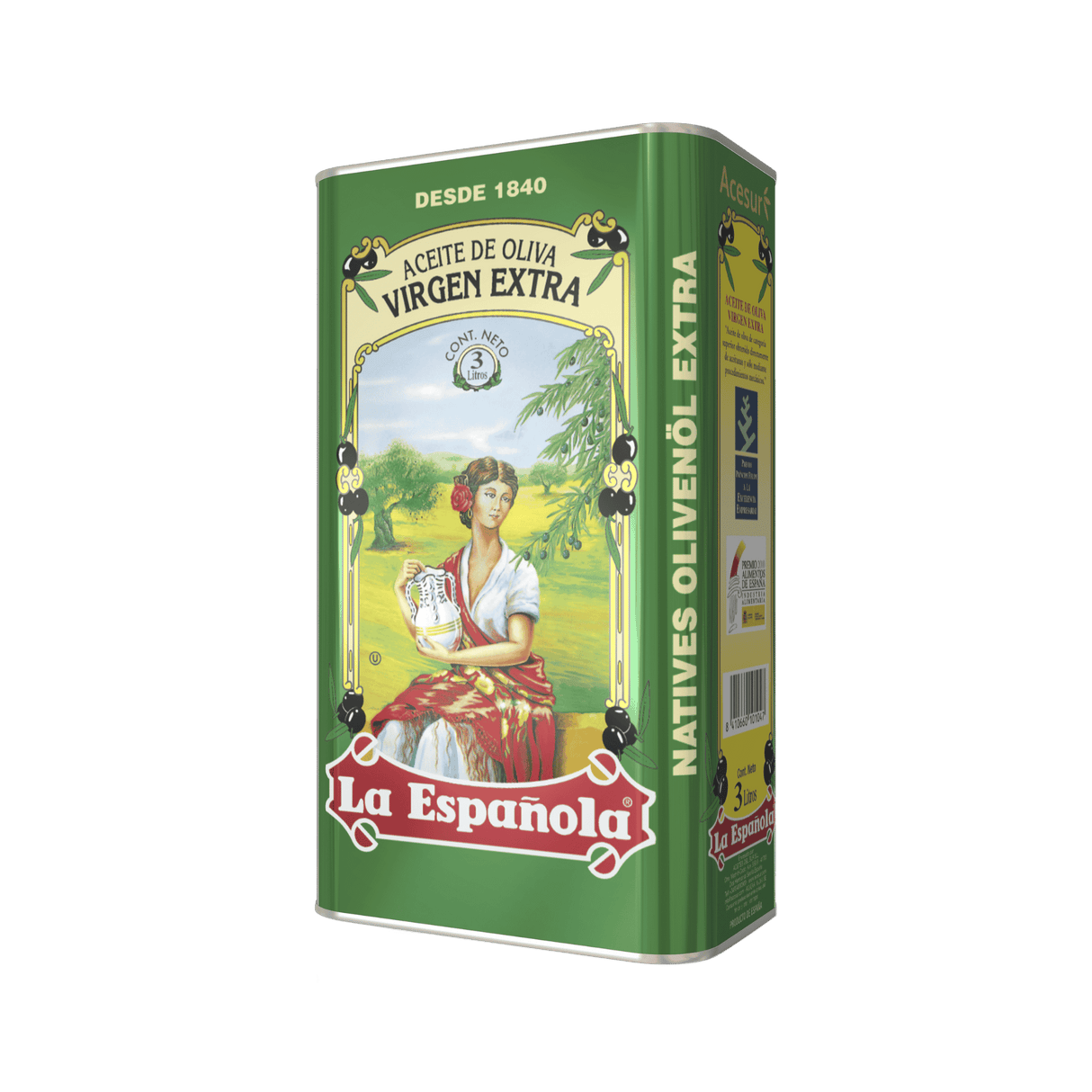 Aceite de Oliva Virgen Extra La Española en Lata de 3L