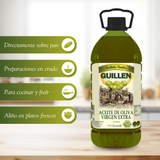 Aceite de Oliva Virgen Extra Guillén en Garrafa de 5L