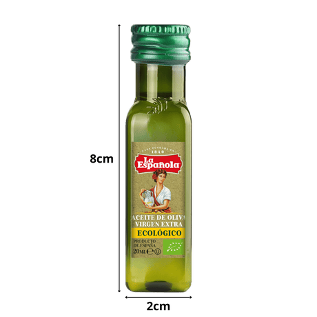 Bandejas expositorias (4x50) 200 miniaturas de Aceite de Oliva Virgen Extra Ecológico de 20ml