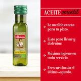 Bandejas expositorias (4x50) 200 miniaturas de Aceite de Oliva Virgen Extra Ecológico de 20ml