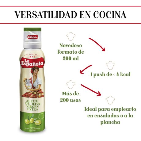 Aceite de Oliva Virgen Extra La Española en Spray de 200ml