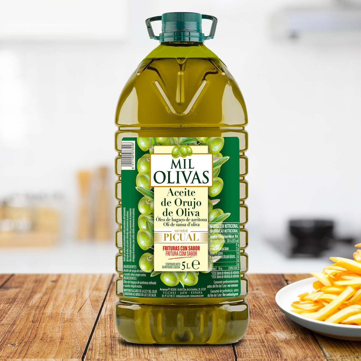 Aceite de orujo de oliva picual Mil Olivas garrafa de 5L