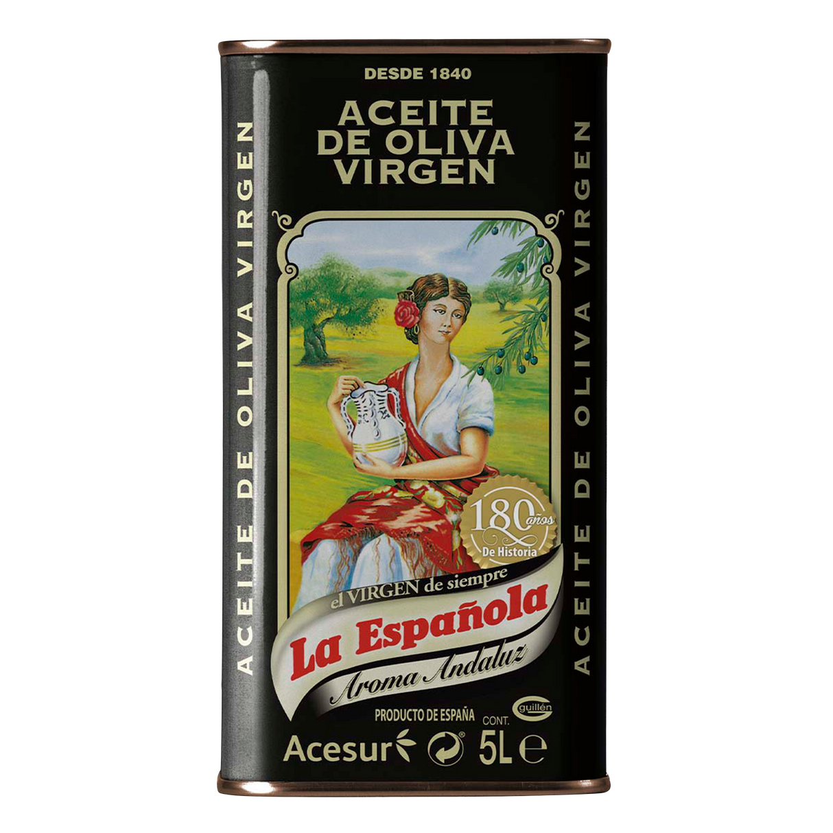Aceite de Oliva Virgen Aroma Andaluz La Española en Lata 5L