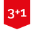 3+1