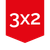 3x2
